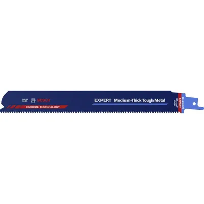 Image de Bosch EXPERT 'Medium-Thick Metal' S 1155 HHM Lame de scie sabre, 3 pièces 2608900375