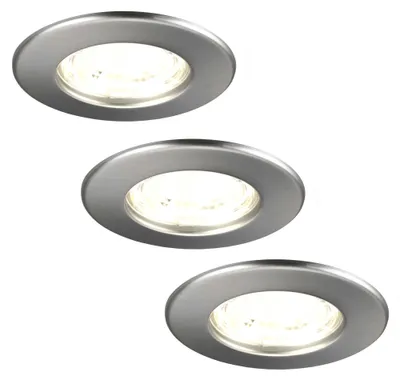 Produktbild von Ledvion 3er Set LED Einbaustrahler 5W Warmweiss wasserdicht IP65