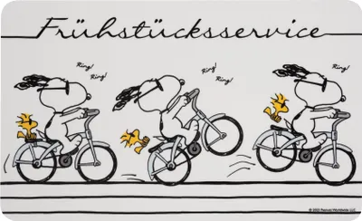 Produktbild von The Peanuts Brettchen Snoopy - Frühstücksservice - Frühstücksbrettchen aus Resopal