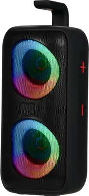 Zdjęcie produktu dla Głośnik przenośny A85 z podświetleniem RGB, głośnik przenośny na kartę do użytku na zewnątrz, głośnik z podwójnym tubusem, radio do tańca kwadratowego