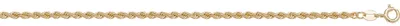 Produktbild von Raffiniert 9 Karat (375) Gold Damen - Seil Kette - 46cm*3mm; TRS3679L18