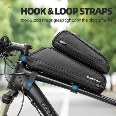 Produktbild von Famanu Fahrradtasche 2-in-1 - Abnehmbare Dreieckige Rahmen- und Satteltasche 2,5L