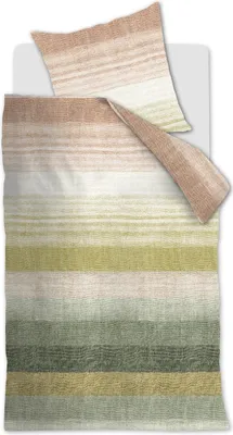 Produktbild von Beddinghouse Renforcé-Bettwäsche-Garnitur Tone Farbe Green Größe 155x220