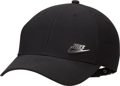 Produktbild von Nike Kappe FB5371010 mit Metall-Nike-Logo auf der Vorderseite, weich und luftig