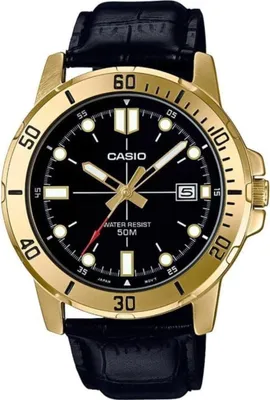 Obrázek produktu pro Casio Pánské analogové hodinky Truvoat černo-zlatá Univerzální