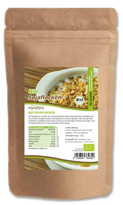 Produktbild von Mynatura  Sojaflocken - ab 1000g - 2 Beutel (2x 1000g)