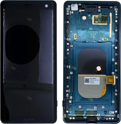 Produktbild von Sony Display LCD mit Rahmen für 1315-5028 Xperia XZ3 Reparatur Grün Ersatz Neu