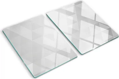 Obrázok produktu pre Sklenená ochranná doska – Kryt varnej dosky – Kryt na indukčnú dosku – 2x40x52 cm  – Rýchle čistenie – Tvrdené sklo – Abstrakcia