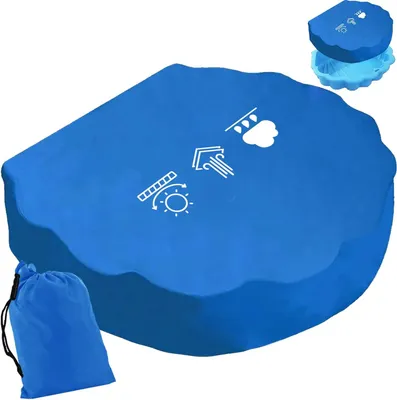 Imagen del producto de Lona redonda, impermeable, de 100 cm de diámetro, para areneros