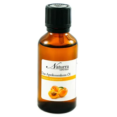 Naturra Bio Aprikosenkernöl 50ml unraffiniert kaltgepresst Körperöl Kosmetik in Glas-Flasche