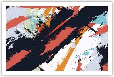 Produktbild von Poster - Poster ohne Rahmen - Abstraktion Graffiti Modern - 91,5x61 cm - Wand Bild - Wanddeko - Wandbilder - Kunstposter - Wandposter - Bilder - Kunstdruck - Wanddekoration - Wandbild P2XAA91x61-4257