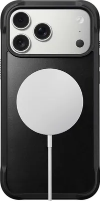 Produktbild von Nomad Rugged Leather Case iPhone 17 Pro Max Black Horween