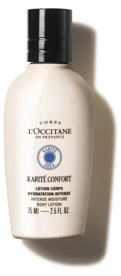 Imagen del producto de L'Occitane Karité Confort, loción corporal hidratante intensiva, 75 ml
