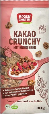 Produktbild von Müsli - Kakao Crunchy mit Erdbeeren 300g