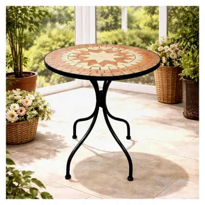 Produktbild von Mediterraner Mosaiktisch Ø60 x 70cm