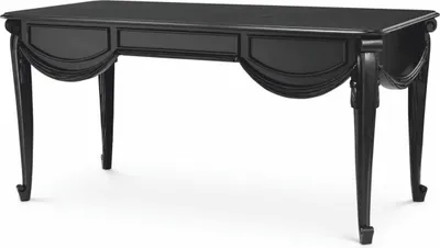 Produktbild von Casa Padrino Luxus Barock Schreibtisch Schwarz 160 cm - Barock Büro Möbel