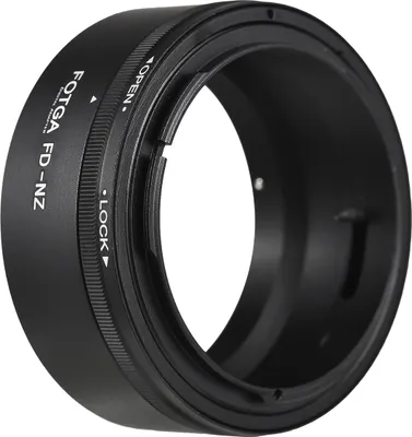 Zdjęcie produktu dla FOTGA Precyzyjny pierścień adaptera mocowania obiektywu, zamiennik ze stopu aluminium dla obiektywów z mocowaniem Canon FD do aparatów Nikon Z6 Z7 Z50 Z-mount