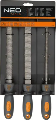 Image de NEO TOOLS Limes à bois, 200 mm, set de 3 pcs.