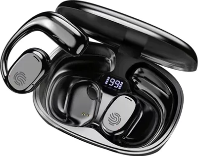 Produktbild von Kabellose Bluetooth 5.3-Kopfhörer – Offenes Bluetooth-Headset mit 75-Stunden-HiFi-Stereo, LED-Digitalanzeige, IPX7-wasserdicht
