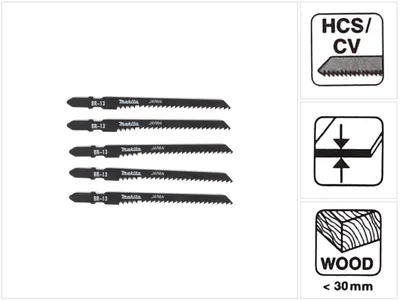 Zdjęcie produktu dla Makita A-85793, Stal wysokowęglowa (HCS), 6,4 cm, 5 szt.