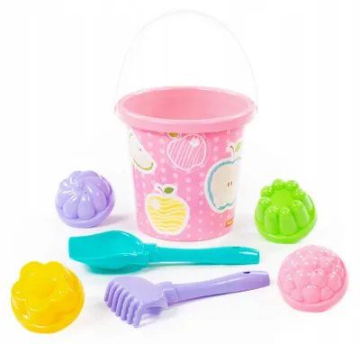 Produktbild von Wader-Polesie Sandspielzeug-Set mit Eimer und Förmchen