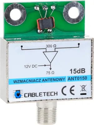 Zdjęcie produktu dla ANT0150 Wzmacniacz antenowy ekranowany 15dB Cable