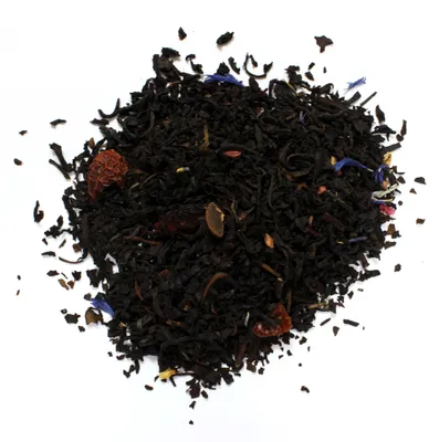 Produktbild von Berliner Kaffeerösterei - Schwarzer Tee Granatapfel Himbeer №017, loser Tee mit Metall-Dose, fruchtig & Aromatisch, handverlesen & nachhaltig, 250g