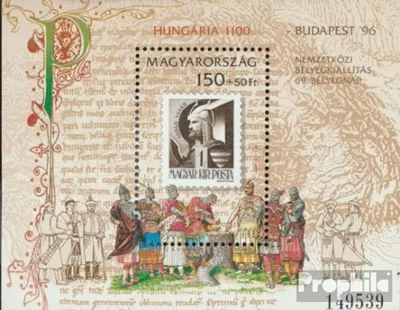 Produktbild von Briefmarken Ungarn 1996 Mi Block235 (kompl.Ausg.) postfrisch Philatelie