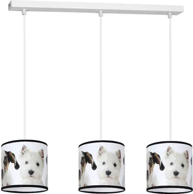 Produktbild von Deckenleuchte Puppies Pendelleuchte 3Xe27 Deckenlampe Kinderzimmer Kinderleuchte
