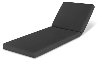 Produktbild von Beautissu Deckchair Auflagen Wasserdicht QD-RL, 190x60cm, Anthrazit