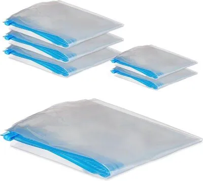 Produktbild von Famanu Vakuumtaschen Set von 6 - Platzsparend und ideal für Reisen