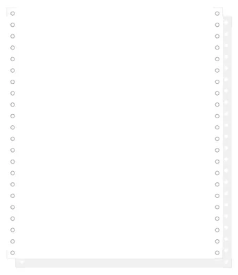 Image de Exacompta "1000 feuil. de listing autocopiantes blanc 240x11" Blanc 62512E