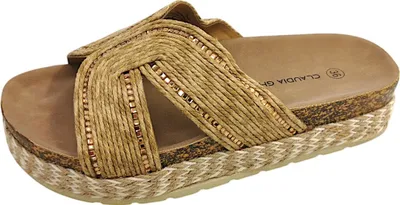 Produktbild von Post Xchange  Damenschuhe Pantolette Braun Freizeit, Schuhgröße:39 EU
