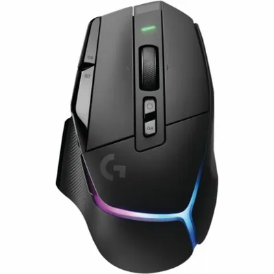 Produktbild von Logitech G G502 X Gaming-Maus + G240 Gaming-Mauspad aus Stoff, rechts, Optisch, USB Typ-A, 25600 DPI, Schwarz