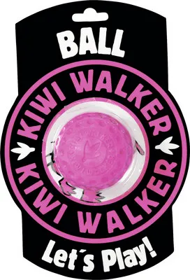 Obrázek produktu pro Hračka pro psy Kiwi Walker míček plovací z TPR pěny Ø 7 cm růžová