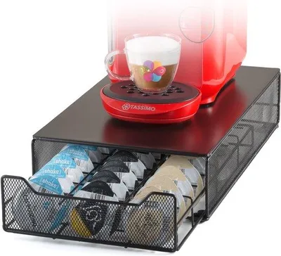 Produktbild von Kaffee-Kapsel-Halter für 60 Kapseln, Standard-Kapselhalter, Ladestation-Organisator.