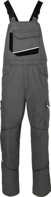 Produktbild von KÜBLER ICONIQ Baumwolle Latzhose anthrazit/schwarz 27