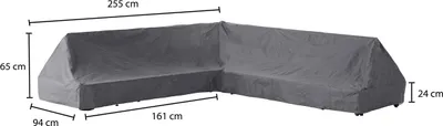 Produktbild von Winza Outdoor Covers - Gartenmöbelzubehör - Gartenmöbel-Schutzhüllen - Premium Abdeckung/Schutzhülle Loungeset - Seitentische - 255x94x65x24 cm