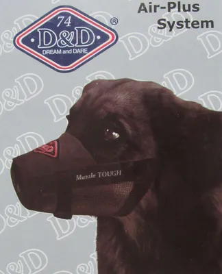 Produktbild von D&D Maulkorb schwarz, Größe: XXL