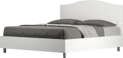 Produktbild von ITYHOME - Bett mit Bettkasten 160x200 Esche weiß Dores