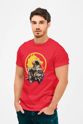 Produktbild von D&B Uni Polo MO00036 Mortal-kombat Rot-Größe XL