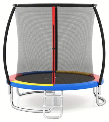 Imagen del producto de Trampolín - Trampolín para jardín - Mini trampolín - Castillo hinchable - Rebotador - Diámetro 140 cm