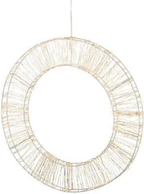 Produktbild von Lumineo Micro LED Kranz weiss 58 cm