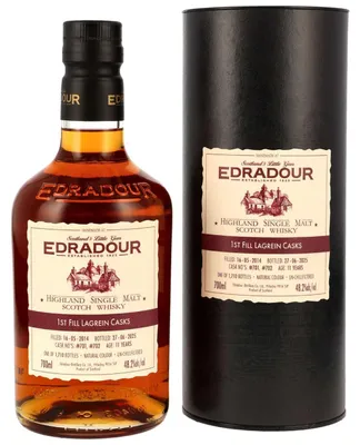 Produktbild von Edradour 11 Jahre - 2014/2025 - 1st Fill Lagrein Casks #701 + 702 - St. Michael Eppan - Single Malt Scotch Whisky