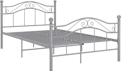 Obrázek produktu pro vidaXL Postel šedá kovová 120x200 cm