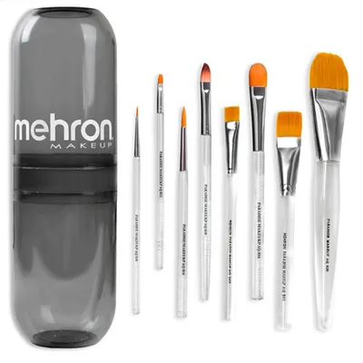 Produktbild von Mehron Pinselhalter mit 8 Paradise-Pinseln