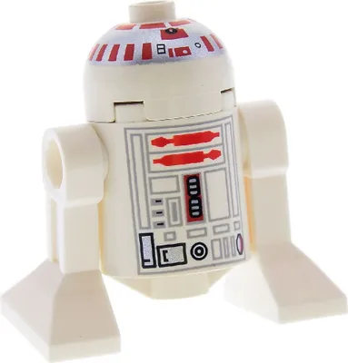 Produktbild von 1x Lego Minifigur Star Wars Droide R5-D4 rot silbern weiß 7150 7152 10134 sw0029