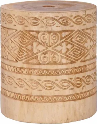 Obrázok produktu pre Držiak na slnečník, hnedý, priemer 34 cm, výška 40 cm, masívne drevo
