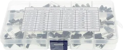 Produktbild von Elektrolytkondensator Set - 0,1uF220uF - 200 Teile