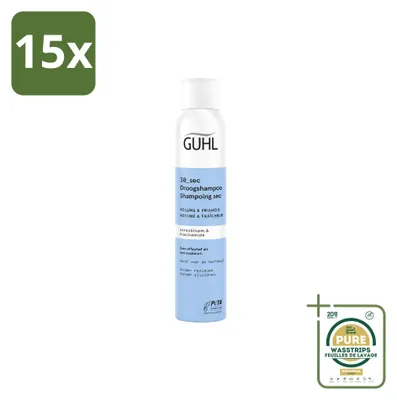 Productafbeelding van 15 x Guhl Droogshampoo Volume & Frische - 200 ml - Voordeelverpakking - 15 stuks